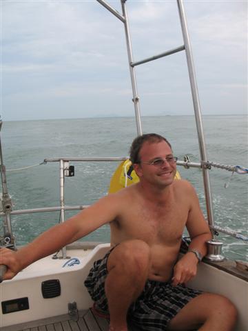 18. července 2008: Prvn Den Na Moi Péťa kormidluje k Pisangu